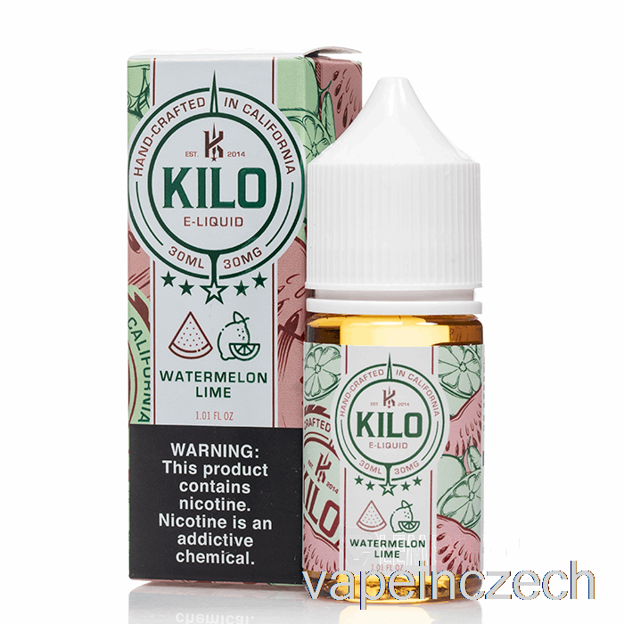 Meloun Limetka - Kilo Soli Pro Oživení - 30ml 50mg Vape Bez Nikotinu
